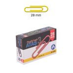 28 Mm Pvc Ataş Renkli 50'Li 4 Adet