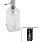 280ML - UZUN ŞEFFAF - MİKA KRİSTAL SIVI SABUNLUK-Findit