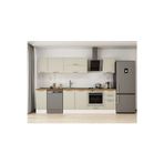 285X210 Cm Klasik Mebran Mutfak Dolabı Beyaz M-E80S40S45-2 Mebran | Kumtaşı - Suntalam