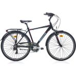 28J Bianchi Travel 504 Şehir Bisikleti - Siyah Kırmızı Gri - 48 - Siyah - Kırmızı - Gri