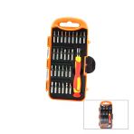 28Pcs Saatçi Telefon Bits Tornavida Seti 27Pcs Uç + 1-T.vida Sapı (5433)
