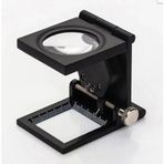 28X28 Mm Katlanır Sayaçlı Metal Lüp, 2 Led Işıklı Büyüteç Tekstil Th9005a Mirtd0012k-Tdu-1058