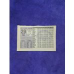 29 Mart 2002 Takvim Yapragi - Nostalji Koleksiyonluk Takvim Yapragi
