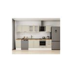 290X210 Cm Klasik Mebran Mutfak Dolabı Beyaz M-E80S45S45-3 Mebran | Kumtaşı - Suntalam