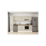 290X210 Cm Klasik Mebran Mutfak Dolabı Beyaz Mb-E90B40S40-1 Mebran | Kumtaşı - Suntalam