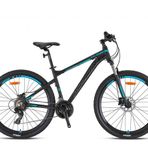 29J Kron Xc 100 Hd Dag Bısıkletı - Mat Sıyah Grı Turkuaz - 51 Kadro