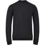 2AS 2ASORLUFBSS24-0924 Orlando Siyah Interlok Sıfır Yaka Erkek Sweatshirt
