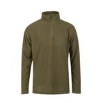 2AS 2ASPRN1105 Haki Purna Yarım Fermuarlı Erkek Polar Sweatshirt