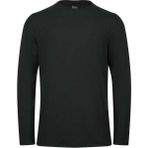 2AS 2ASVERMFBSS24-0924 Vernon Siyah Uzun Kol Viloft Erkek T-shirt