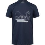 2AS Alex Baskılı Erkek Sıfır Yaka T-Shirt 016 - Lacivert