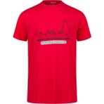 2AS Alex Baskılı Erkek Sıfır Yaka T-Shirt 016 - XS - Kırmızı