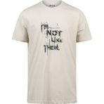 2AS Alex Baskılı Erkek Sıfır Yaka T-Shirt 035 - 2XL - Kum