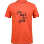 2AS Alex Baskılı Erkek Sıfır Yaka T-Shirt 035 - M - Turuncu