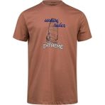 2AS Alex Baskılı Erkek Sıfır Yaka T-Shirt 042 - 2XL - Kahve