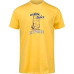 2AS Alex Baskılı Erkek Sıfır Yaka T-Shirt 042 - M - Sarı