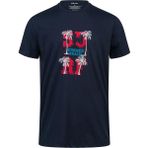 2AS Alex Baskılı Erkek Sıfır Yaka T-Shirt 047 - 2XL - Lacivert