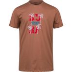 2AS Alex Baskılı Erkek Sıfır Yaka T-Shirt 047 - XL - Kahve