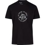 2AS Alex Baskılı Erkek Sıfır Yaka T-Shirt - Siyah - XS
