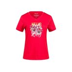2AS Alone Baskılı V Yaka Kadın T-Shirt 402