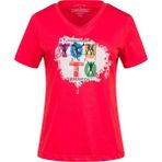 2AS Alone Baskılı V Yaka Kadın T-Shirt 403 - M - Kırmızı