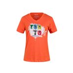 2AS Alone Baskılı V Yaka Kadın T-Shirt 403