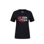 2AS Alone Baskılı V Yaka Kadın T-Shirt 404