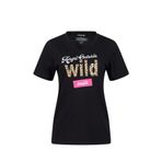 2AS Alone Baskılı V Yaka Kadın T-Shirt 410