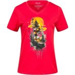 2AS Alone Baskılı V Yaka Kadın T-Shirt 413 - Kırmızı - XL