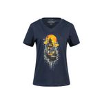 2AS Alone Baskılı V Yaka Kadın T-Shirt 413