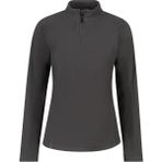 2AS Camila Kadın Yarım Fermuarlı Ince Polar Sweatshirt Antrasit - XS