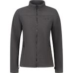 2AS Cara Kadın Tam Fermuarlı İnce Polar Sweatshirt Antrasit