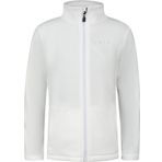 2AS Crystal Çocuk Tam Fermuarlı İnce Polar Sweatshirt Beyaz