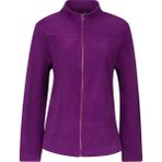 2AS Lea Kadın Tam Fermuarlı Polar Sweatshirt Mor