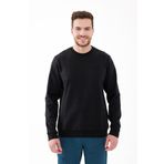 2AS Orlando Erkek İnterlok Sıfır Yaka Sweatshirt Siyah