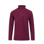 2AS Purna Yarım Fermuarlı Polar Mor Erkek Sweatshirt