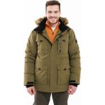 2AS Saalbach Man Down Jacket Green Erkek Mont - Haki