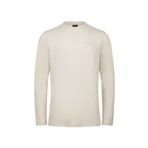 2As Vernon Erkek Uzun Kol Viloft T-Shirt Beyaz