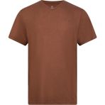 2AS Victor Kahverengi Viloft V Yaka Erkek T-shirt
