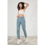 2D2B Kadın Basic 3 Iplik Şardonlu Paçası Lastikli Kalın Jogger Eşofman Altı - XL - Mint