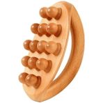 2Danlu 1 Adet 14 Boncuk El Gua Sha Masaj Meridyen Fırçası Doğal Ahşap Tüm Vücut Kazıma Spa Terapi Anti Selülit Gevşeme Aracı (Yurt Dışından)