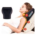 2danlu B Abd Akıllı Çok Fonksiyonlu Masaj Geri Bel Servikal Omurga Boyun Omuz Elektrikli Masaj Minderi Elektrikli Shiatsu Masajı (Yurt Dışından) - Renkli