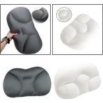 2Danlu Beyaz Battaniyeler Uyku Yastık 3D Çok Yönlü Yumuşak Yastık Boyun Sırt Ağrısını Rahatlatmak Için Köpük Yumurta Yastık Ortopedik Bebek Emzirme Yastığı (Yurt Dışından)