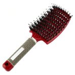 2Danlu Kızıl Saç Derisi Masaj Tarak Saç Fırçası Baş Masajı Rölyef Stres Islak Kıvırcık Detangle Saç Fırçası Salon Kuaförlük Şekillendirici Saç Bakımı (Yurt Dışından)