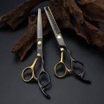 2Danlu Ks Bg Makassetbag Kasho Profesyonel 6 Inç Hiar Makas Salon Berber Makası Kuaförlük Makası Saç Kesme Inceltme Şekillendirici Aracı (Yurt Dışından)