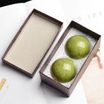 2Danlu Yeşil Yeni 2 Adet Mermer Yeşim Baoding Çin Sağlık Stres Egzersiz Topları Gevşeme Rölyef Terapi El Bakımı Aracı (Yurt Dışından)