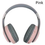 2Guoyang 812-PEMBE Shoumi Kablosuz Bluetooth Kulaklık Katlanabilir Stereo Kulaklık Süper Bas Gürültü Önleyici Mic Kulaklık iPhone Dizüstü Pc Tv (Yurt Dışından) - Renkli