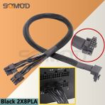2Guoyang Beyaz 3X8PM 40CM 12VHPWR Modüler 2 * Cpu 8-Pin'den 16 Pin'e 3* Cpu 8-Pin Erkek Pcı-E 5.0 12VHPWR Rtx 4090 Corsair Psu 16AWG 600W Adaptör Kablosu (Yurt Dışından)