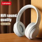 2Guoyang Beyaz Lenovo Thinkplus TH10 Hıfı Stereo Kulaklık Bluetooth Kablosuz Kulaklıklar Cep Telefonu Pc Dizüstü Bilgisayar Için Mic ile (Yurt Dışından) - Renkli