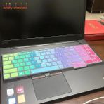 2Guoyang Gökkuşağı Lenovo Thinkpad E15 E580 E585 E590 E595 T570 T580 L580 Thinkpad P52 P52S P72 P53 P73 Dizüstü Silikon Klavye Kapağı Cilt (Yurt Dışından)