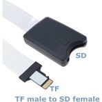 2Guoyang Tf M Sd F 60 cm Yeni 60 cm Tf Erkek Kadın Mikro Sd Kadın Erkek Kart Okuyucu Uzatma Adaptör Kablosu Genişletici Araba Gps Telefon Tv Kamera (Yurt Dışından)